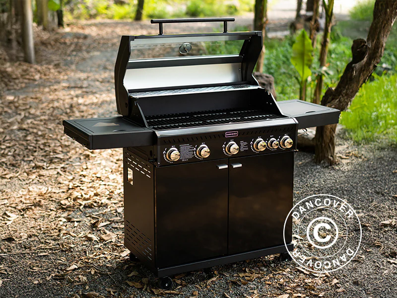 Grill gazowy BBQ Dancover 5+1, Czarny - Image 3
