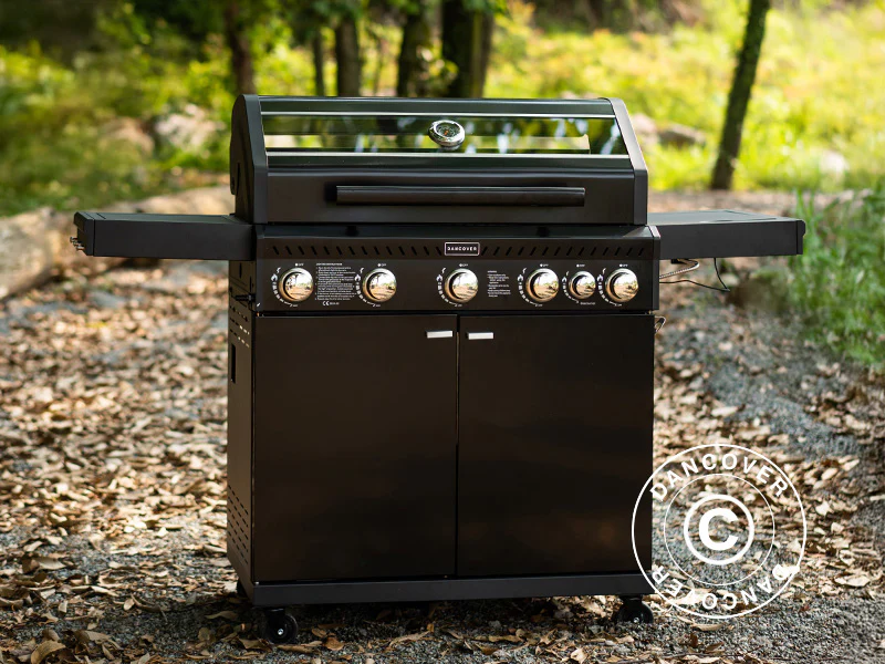 Grill gazowy BBQ Dancover 5+1, Czarny - Image 4