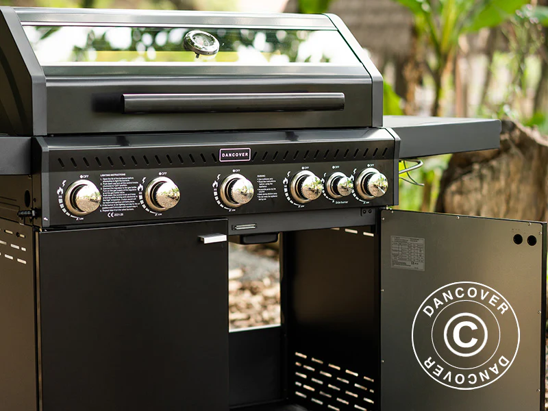 Grill gazowy BBQ Dancover 5+1, Czarny - Image 5