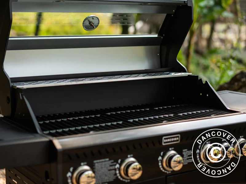 Grill gazowy BBQ Dancover 5+1, Czarny - Image 6