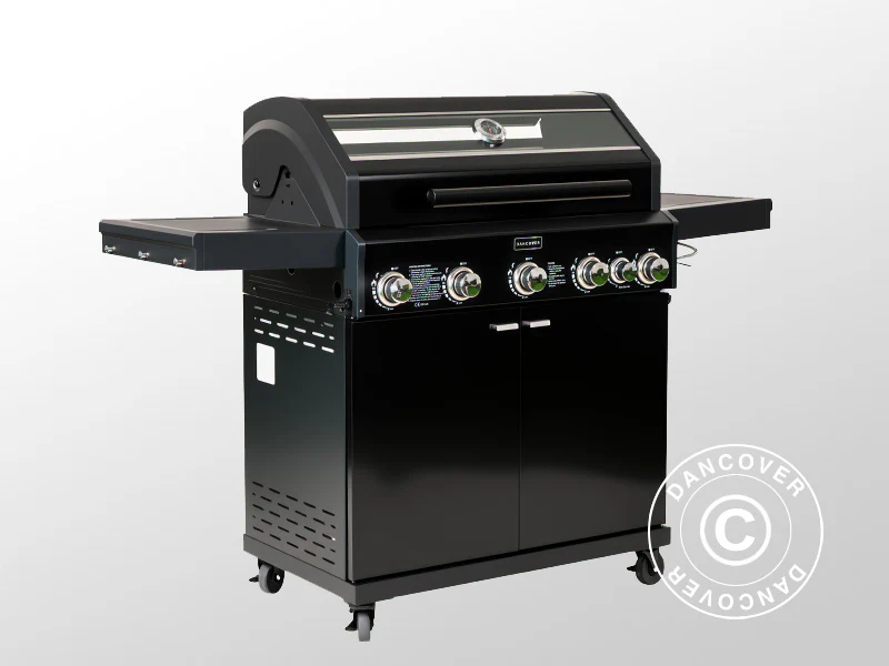 Grill gazowy BBQ Dancover 5+1, Czarny - Image 9
