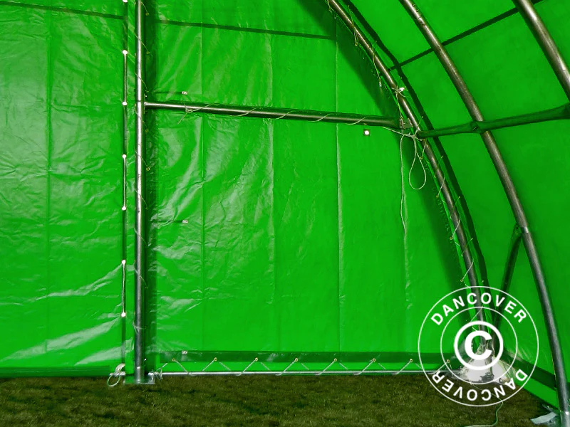 Hala łukowa 9,15x12x4,5m, PCV, Zielony - Image 16