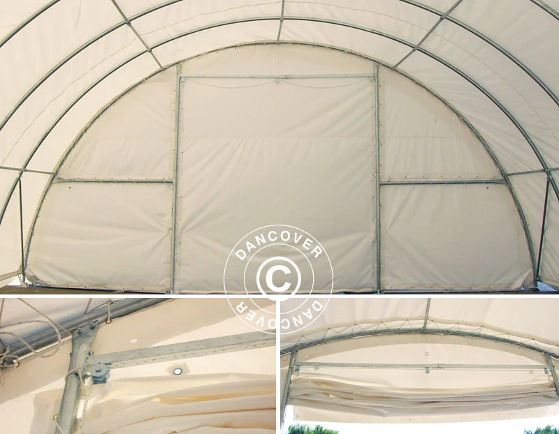 Hala łukowa 9,15x12x4,5m, PCV, Zielony - Image 24