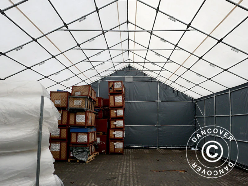 Hale namiotowe Titanium 8x16,2x3x5m, Biały/Szary - Image 17