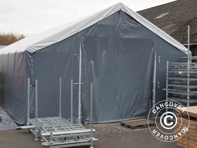 Hale namiotowe Titanium 8x16,2x3x5m, Biały/Szary - Image 8