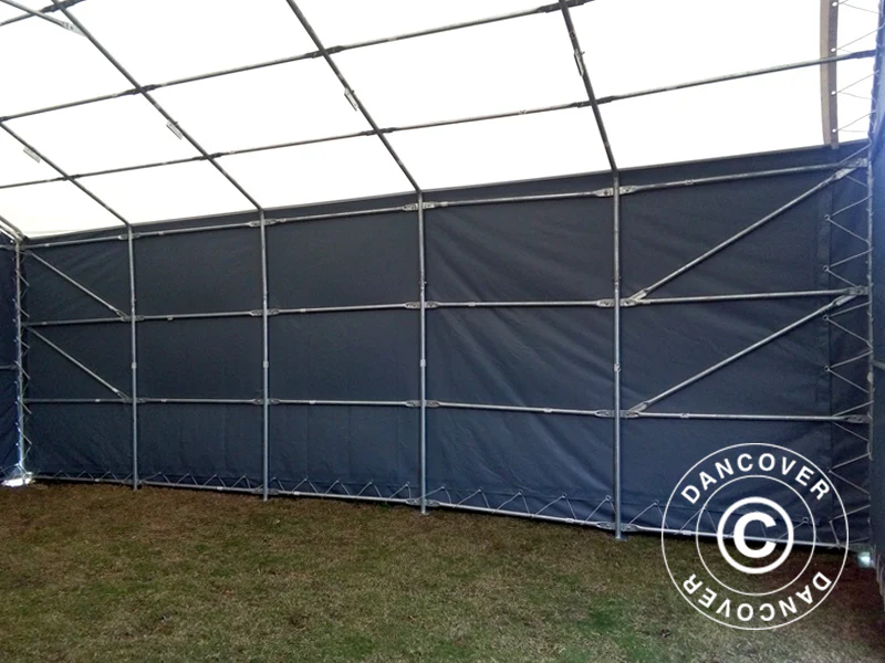 Hale namiotowe Titanium 8x9x3x5m, Biały/Szary - Image 20