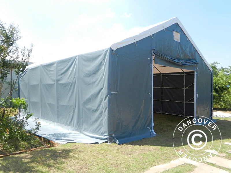 Hale namiotowe Titanium 8x9x3x5m, Biały/Szary - Image 4