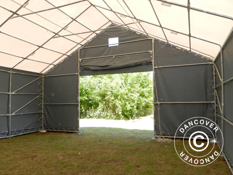 Hale namiotowe Titanium 8x9x3x5m, Biały/Szary - Image 5