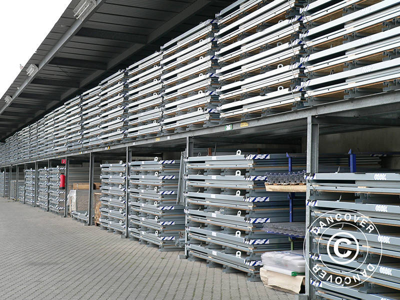 Kontener, Rigel, 2,1x2,1x2,1m z drzwiami dwuskrzydłowymi, srebrny - Image 5