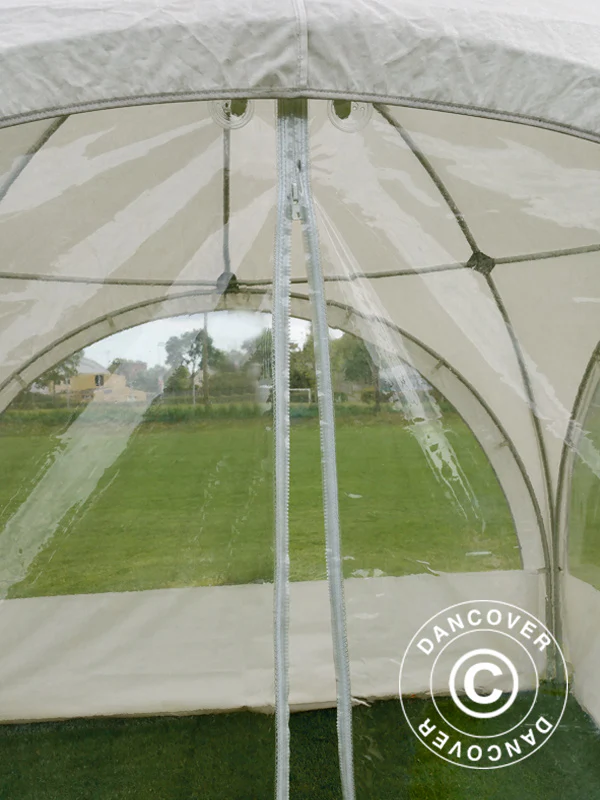 Kopułowy namiot imprezowy Multipavillon 3x6m, Biały - Image 8