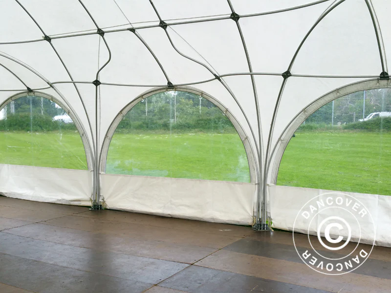 Kopułowy namiot imprezowy Multipavillon 6x9m, Biały - Image 15