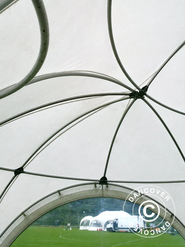 Kopułowy namiot imprezowy Multipavillon 6x9m, Biały - Image 17