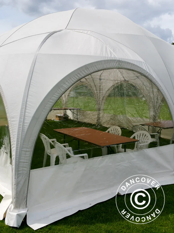 Kopułowy namiot imprezowy Multipavillon 6x9m, Biały - Image 9