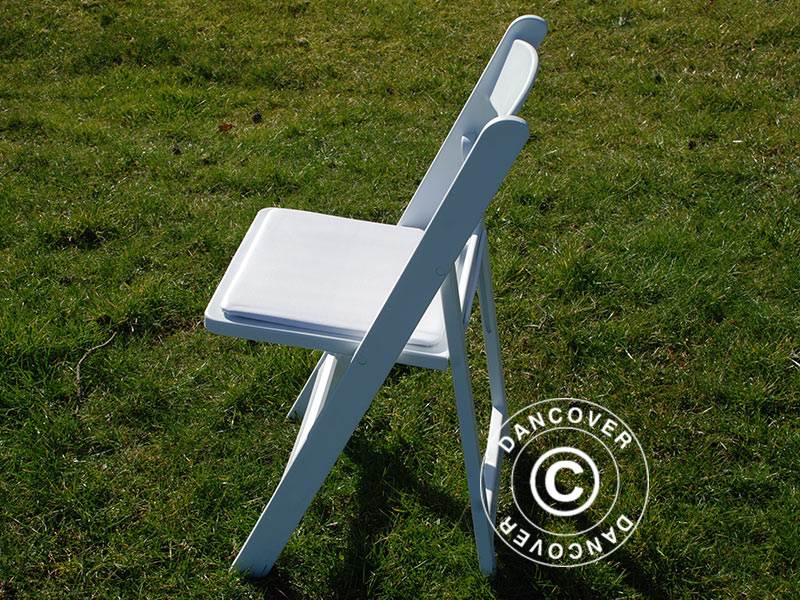 Krzesła składane 44x46x77cm, Biały, 24 szt. - Image 13