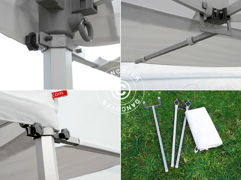 Markiza FleXtents PRO 3m, Biały/łączniki w zestawie - Image 7