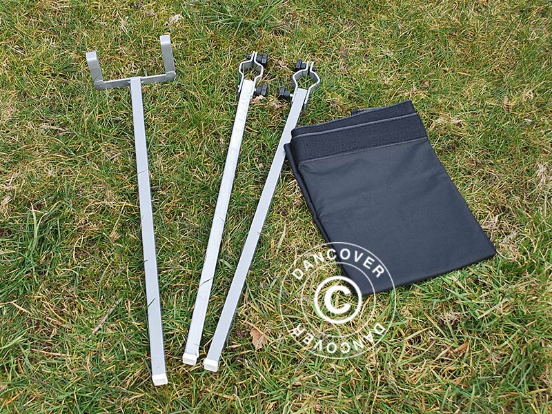 Markiza FleXtents PRO 3m, Czarny/łączniki w zestawie - Image 5