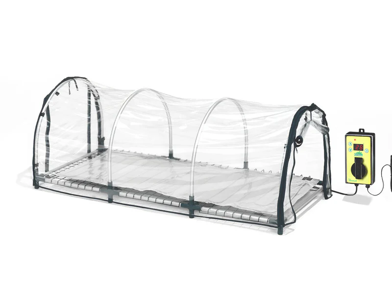 Mnożarka do mini szklarni JUMBO XXL z matą grzewczą, 60x130x50cm, Przezroczysta - Image 4