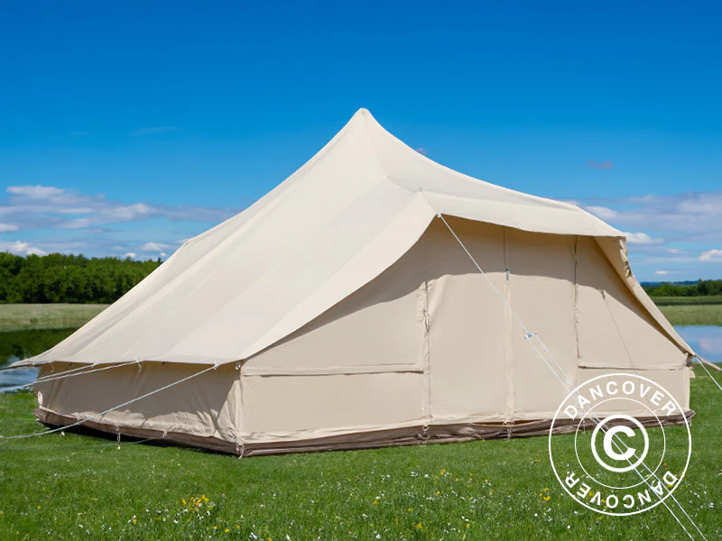 Namiot do glampingu, TentZing®, 4x5m, 10 osób, Piaskowy - Image 3