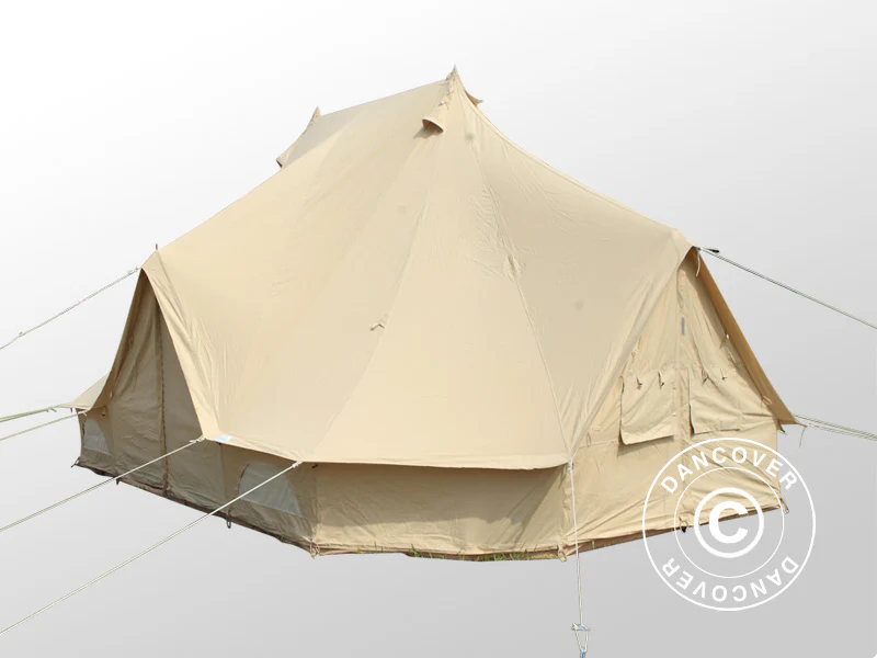 Namiot do glampingu, TentZing®, 4x6m, 12-osobowy, Piaskowy - Image 4