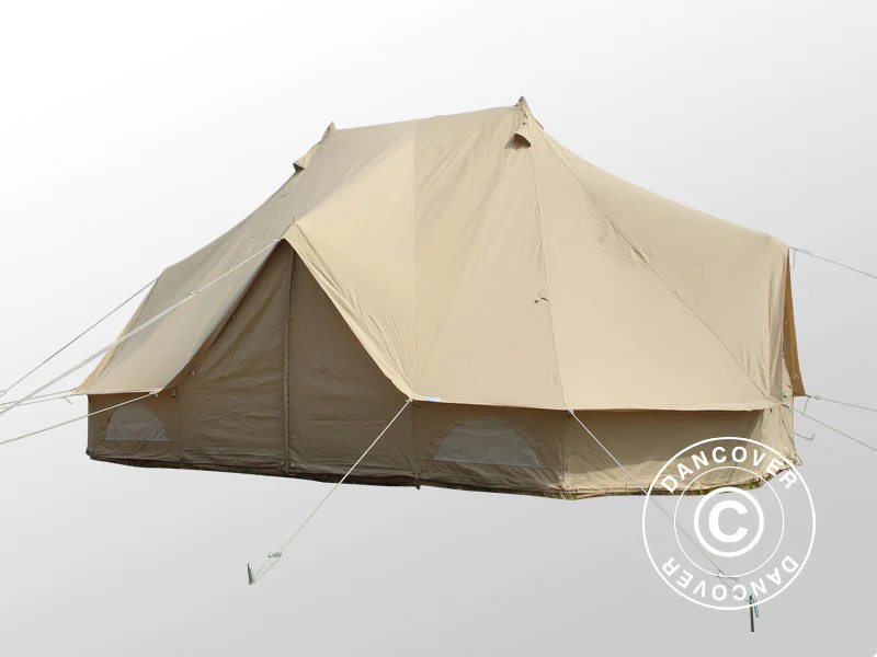 Namiot do glampingu, TentZing®, 4x6m, 12-osobowy, Piaskowy - Image 5