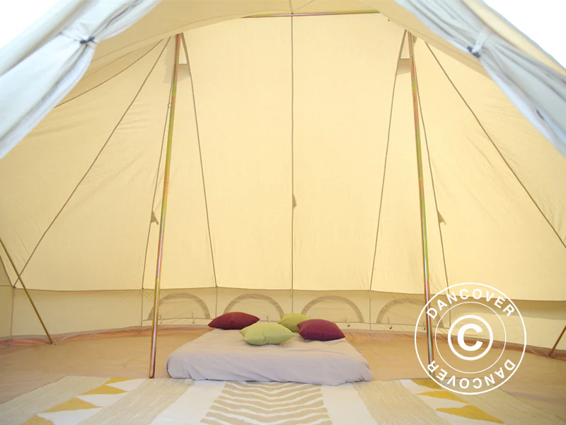 Namiot do glampingu, TentZing®, 4x6m, 12-osobowy, Piaskowy - Image 6