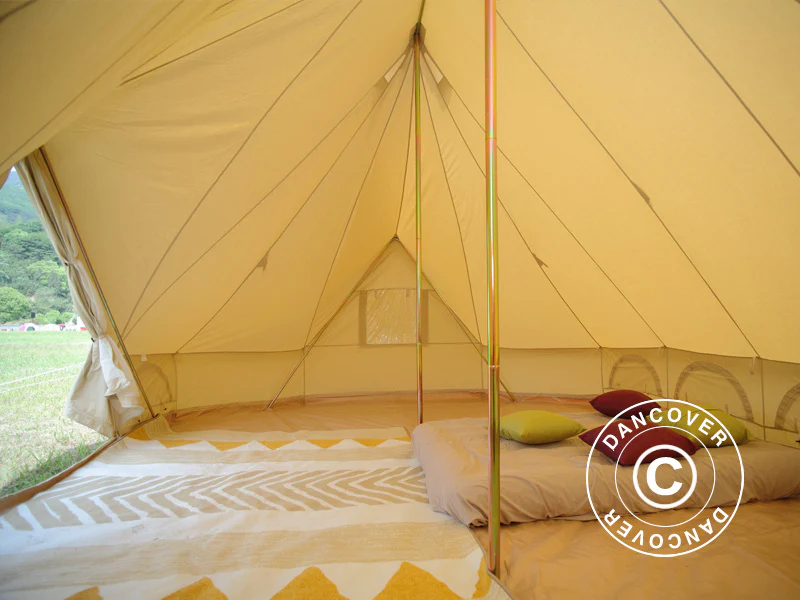 Namiot do glampingu, TentZing®, 4x6m, 12-osobowy, Piaskowy - Image 8