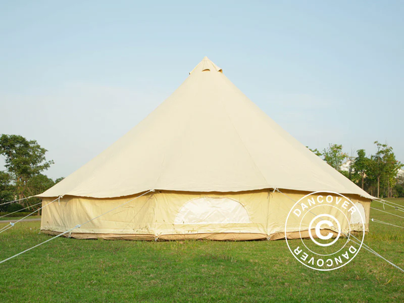 Namiot dzwonkowy do glampingu, TentZing®, 6x6m, 8-osobowy, Piaskowy - Image 6