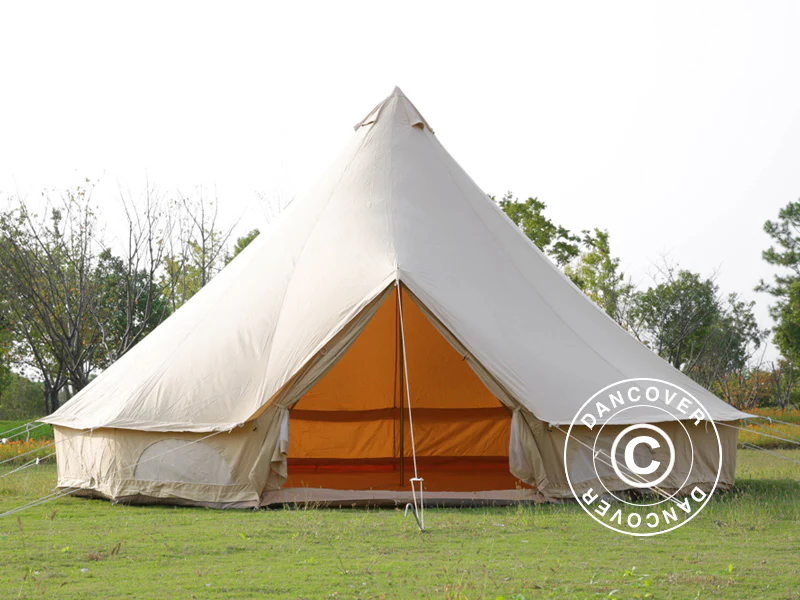 Namiot dzwonkowy do glampingu, TentZing®, 7x7m, 10-osobowy, Piaskowy - Image 2