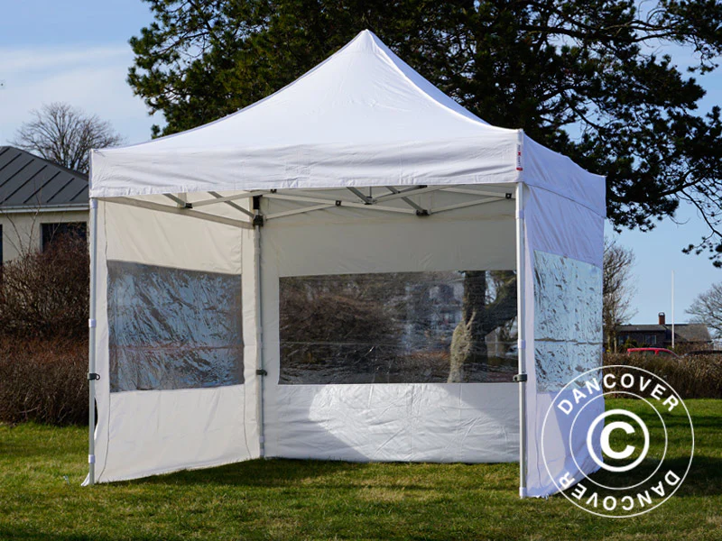 Namiot Ekspreowy FleXtents PRO 3x3m Biały, mq 4 ściany boczne - Image 10