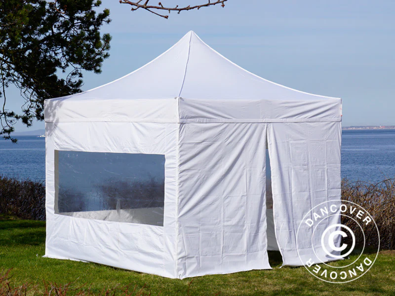 Namiot Ekspreowy FleXtents PRO 3x3m Biały, mq 4 ściany boczne - Image 6