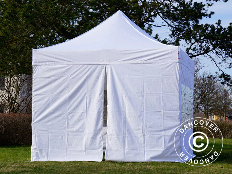 Namiot Ekspreowy FleXtents PRO 3x3m Biały, mq 4 ściany boczne - Image 8
