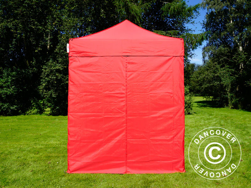 Namiot Ekspresowy FleXtents Basic v.2, 2x2m Czerwony, mq 4 ściany boczne - Image 7