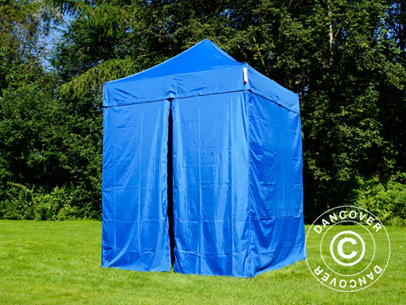 Namiot Ekspresowy FleXtents Basic v.2, 2x2m Niebieski, mq 4 ściany boczne - Image 6