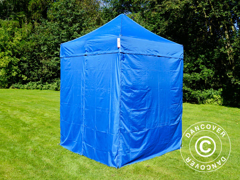 Namiot Ekspresowy FleXtents Basic v.2, 2x2m Niebieski, mq 4 ściany boczne - Image 7