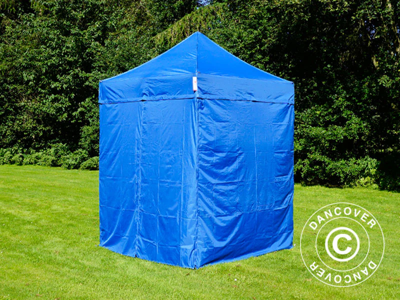 Namiot Ekspresowy FleXtents Basic v.2, 2x2m Niebieski, mq 4 ściany boczne - Image 9