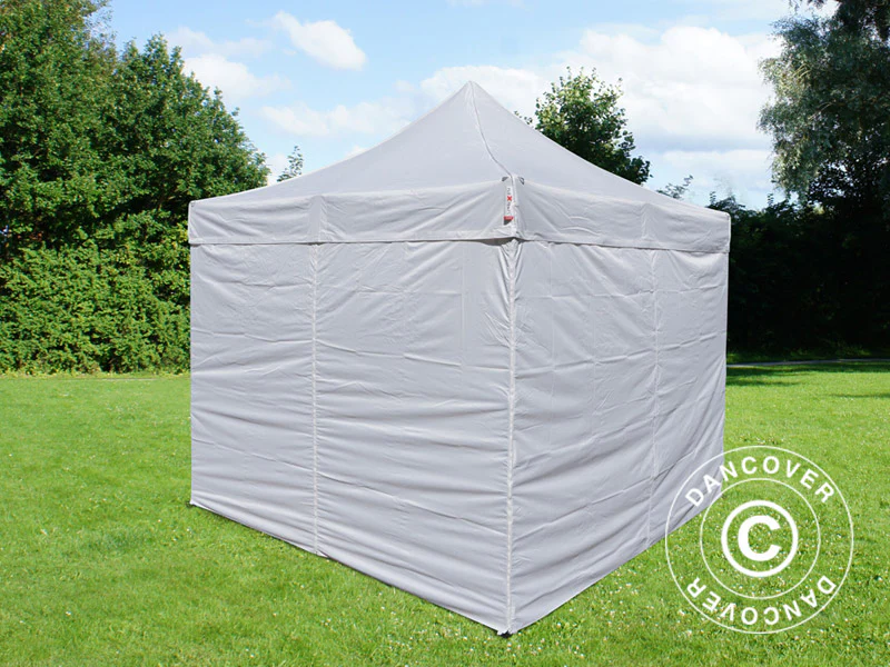 Namiot Ekspresowy FleXtents Basic v.3, 3x3m Biały, mq 4 ściany boczne - Image 4