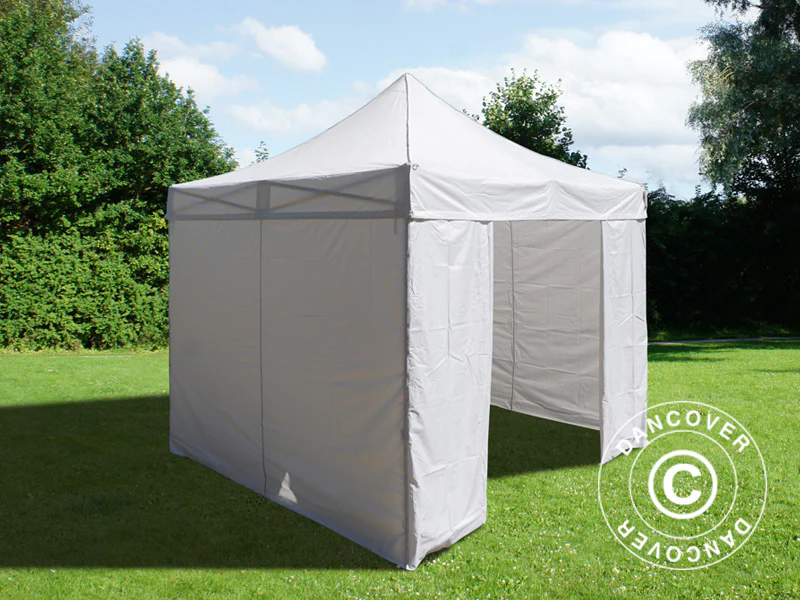 Namiot Ekspresowy FleXtents Basic v.3, 3x3m Biały, mq 4 ściany boczne - Image 5