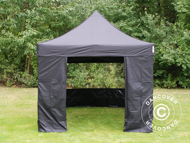 Namiot Ekspresowy FleXtents Basic v.3, 3x3m Czarny, mq 4 ściany boczne - Image 10