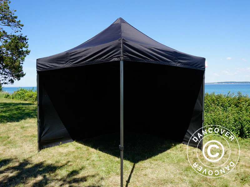 Namiot Ekspresowy FleXtents Basic v.3, 3x3m Czarny, mq 4 ściany boczne - Image 17