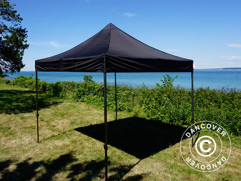 Namiot Ekspresowy FleXtents Basic v.3, 3x3m Czarny, mq 4 ściany boczne - Image 18