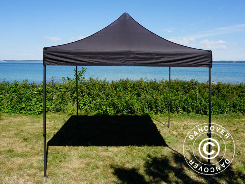 Namiot Ekspresowy FleXtents Basic v.3, 3x3m Czarny, mq 4 ściany boczne - Image 24
