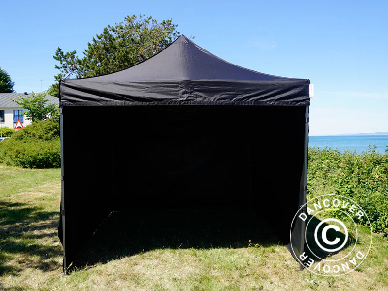 Namiot Ekspresowy FleXtents Basic v.3, 3x3m Czarny, mq 4 ściany boczne - Image 30