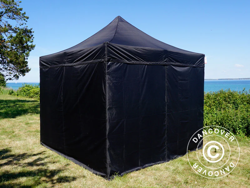 Namiot Ekspresowy FleXtents Basic v.3, 3x3m Czarny, mq 4 ściany boczne - Image 31