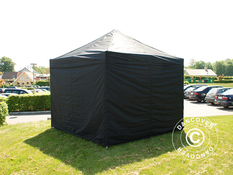 Namiot Ekspresowy FleXtents Basic v.3, 3x3m Czarny, mq 4 ściany boczne - Image 34