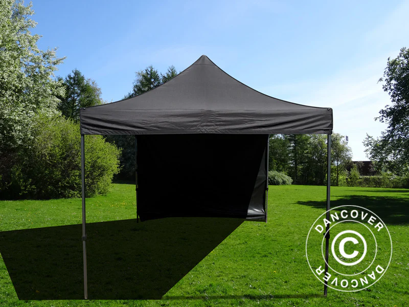 Namiot Ekspresowy FleXtents Basic v.3, 3x3m Czarny, mq 4 ściany boczne - Image 5