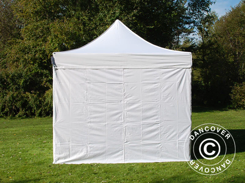 Namiot Ekspresowy FleXtents Basic v.3, 4x4m Biały, mq 4 ściany boczne - Image 3