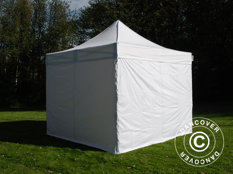 Namiot Ekspresowy FleXtents Basic v.3, 4x4m Biały, mq 4 ściany boczne - Image 7