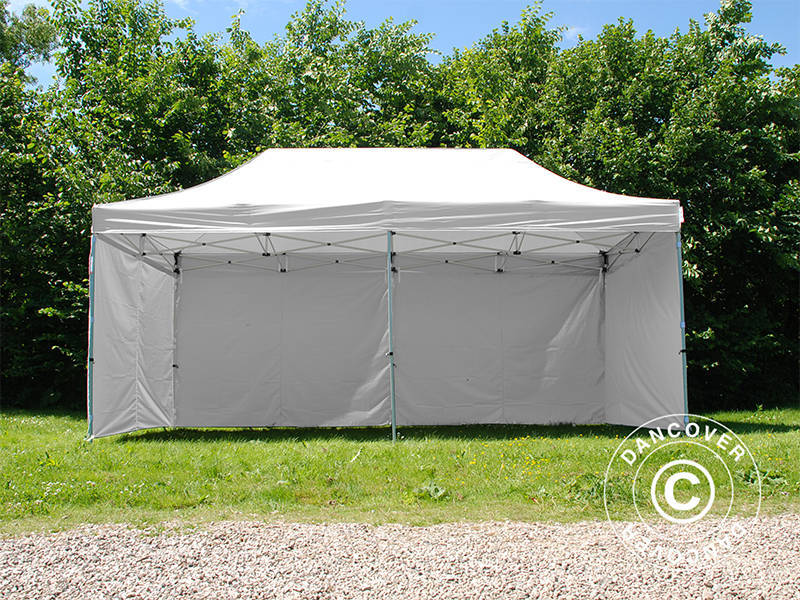 Namiot ekspresowy FleXtents® Basic v.3, namiot medyczny i ratunkowy, 3x6m, biały, w tym 6 ściany boczne - Image 6