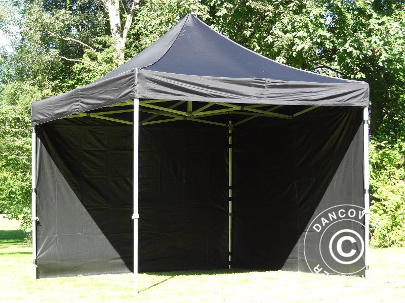 Namiot Ekspresowy FleXtents PRO 2,5x2,5m Czarny, mq 4 ściany boczne - Image 16