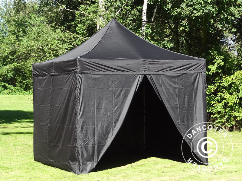 Namiot Ekspresowy FleXtents PRO 2,5x2,5m Czarny, mq 4 ściany boczne - Image 21